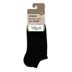 Bellinda GREEN ECOSMART MEN IN-SHOE SOCKS - Men's Eco Ankle Socks - White kép