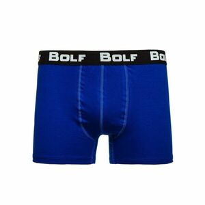 Stylish men's boxers 0953 3pcs - dark blue, kép