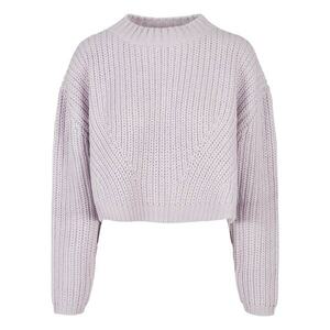 Ladies Wide Oversize Sweater Softlilac kép