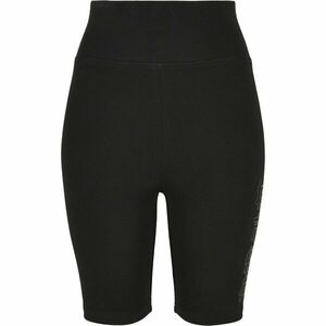 Ladies High Waist Branded Cycle Shorts Black/black kép