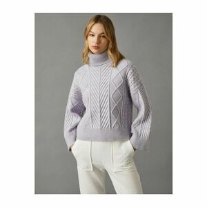 Koton Turtleneck Knitted Detailed Sweater kép