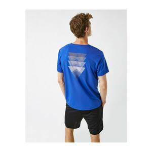 Koton Men's Sax Printed Sports T-Shirt kép