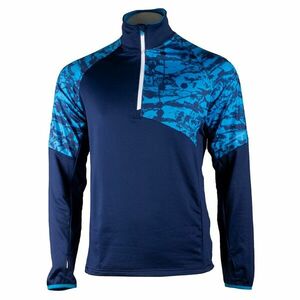 GTS - Men's sports sweatshirt, 1/2 zip - D.Blue kép