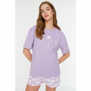 Trendyol Lilac Knitted Pajamas Set kép