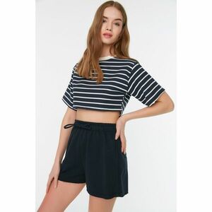 Trendyol Navy Blue Knit Shorts & Bermuda kép