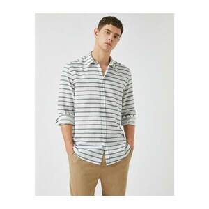 Koton Slim Fit Striped Shirt kép