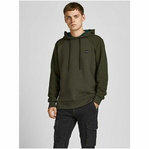 Khaki Hoodie Jack & Jones Power - Mens kép