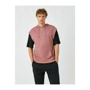 Koton Sleeveless Hooded T-Shirt Cotton kép