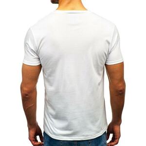 Pánské triko s potiskem 10858 - bílá, kép