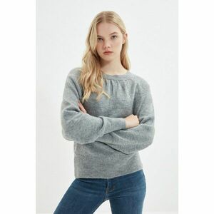 Trendyol Gray Oversize Knitwear Sweater kép