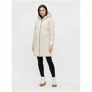 Creamy quilted coat . OBJECT Zhanna - Women kép