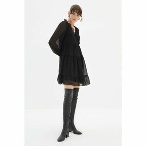 Trendyol Black Collar Detailed Dress kép