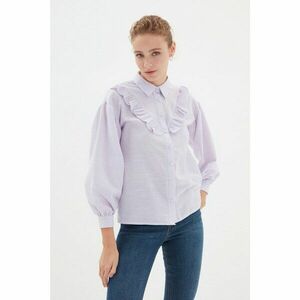 Trendyol Lilac Ruffle Detailed Shirt kép