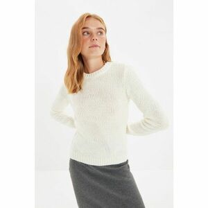 Trendyol Ecru Knitted Detailed Knitwear Sweater kép