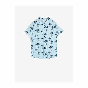 Koton Blue Patterned Boy Shirt kép
