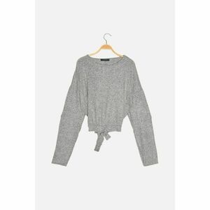 Trendyol Gray Soft Knitted Blouse kép