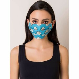 Blue reusable mask with a print kép