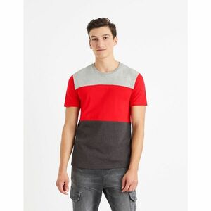 Celio T-shirt Vetrois with stripes - Men kép