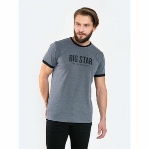 Big Star Man's T-shirt_ss póló 150665 fekete kötött-902 kép