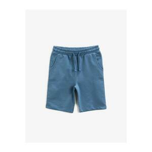Koton Boy Blue Waistband Cotton Shorts kép