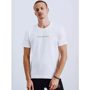 Fehér Dstreet RX4601 férfi póló szűkítéssel kép