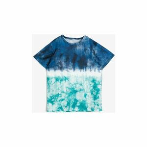 Koton Men's Blue Patterned T-shirt kép