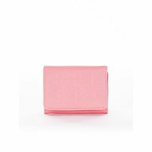 Női rózsaszín pénztárca ökobőrből kép