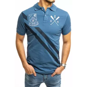 Férfi kék póló ing Dstreet PX0365 kép