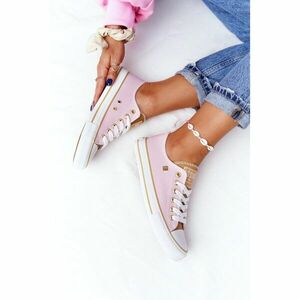 Klasszikus női cipők BIG STAR HH274455 Rózsaszín kép