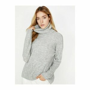 Koton Women's Gray Turtleneck Sweater kép