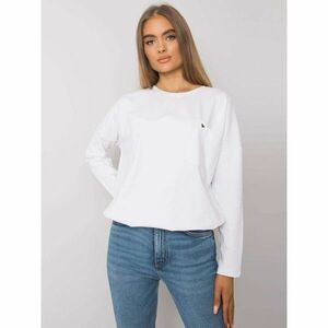 White cotton blouse with long sleeves kép