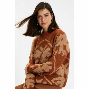 Trendyol Tile Oversize Jacquard Knitwear Sweater kép