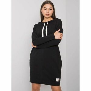 Women's black cotton dress kép