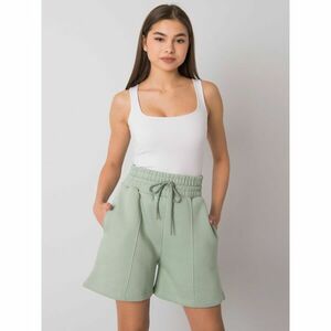 Pistachio cotton shorts kép