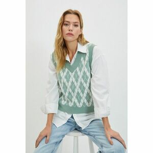 Trendyol Mint Jacquard Knitwear Sweater kép