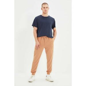 Trendyol Men's Brown Regular Fit Sweatpants kép