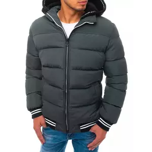 Gray men's winter jacket Dstreet TX3735 kép