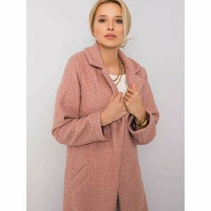 RUE PARIS Piszkos rózsaszín göndör kabát kép