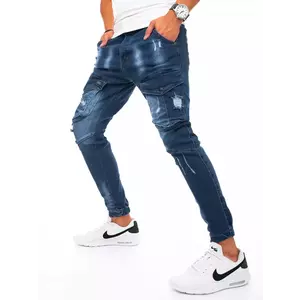 Men's cargo jeans blue Dstreet UX3271 kép