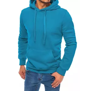Light blue men's hoodie Dstreet BX5108 kép