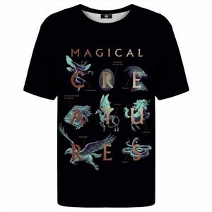 Mr. GUGU & gt; Miss GO Unisex varázslatos teremtményei póló TSH HP033 kép
