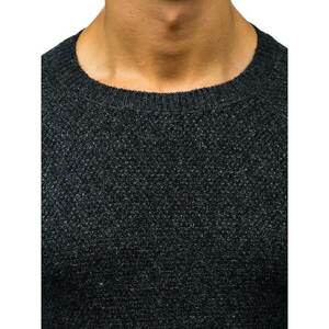 Stylový pánský svetr H1810 - černá, kép