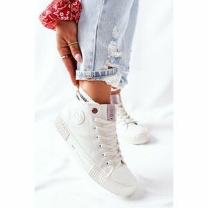 Women's Sneakers Cross Jeans High White II2R4022 kép