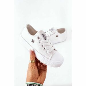 Children's Leather Sneakers BIG STAR FF374300 White kép