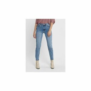 Blue Shortened Straight Fit Jeans ONLY Emily kép