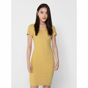 Yellow Striped Basic Dress ONLY Fiona kép