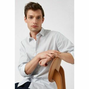 Koton férfi fehér mintás ing kép