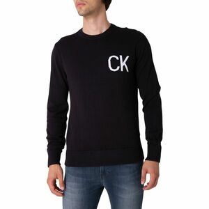 Calvin Klein Sweatshirt Eo/ Ck Logo Swtr, Bae - Men's kép