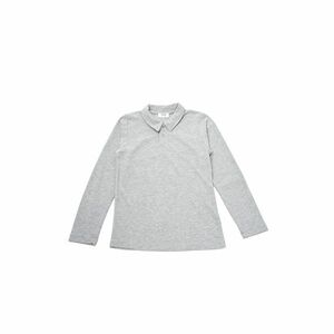 Trendyol Gray Basic Boy Knitted Polo Neck T-shirt kép