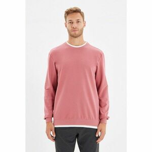 Trendyol Dried Rose Men's Basic Regular Fit Sweatshirt kép
